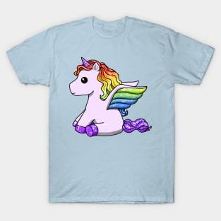 Glitter Rainbow Unicorn T-Shirt